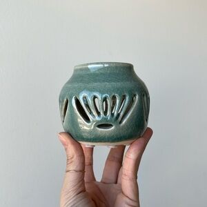 Handmade Pottery Tea Light Candle Holder